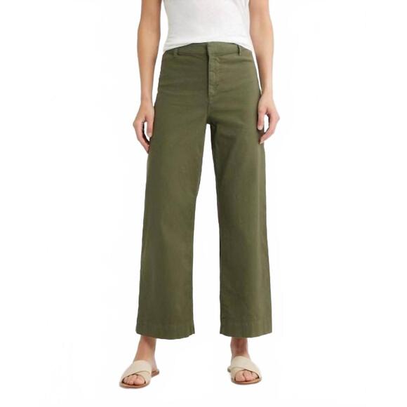 NEW FRANK & EILEEN wexford the trouser in hunter green